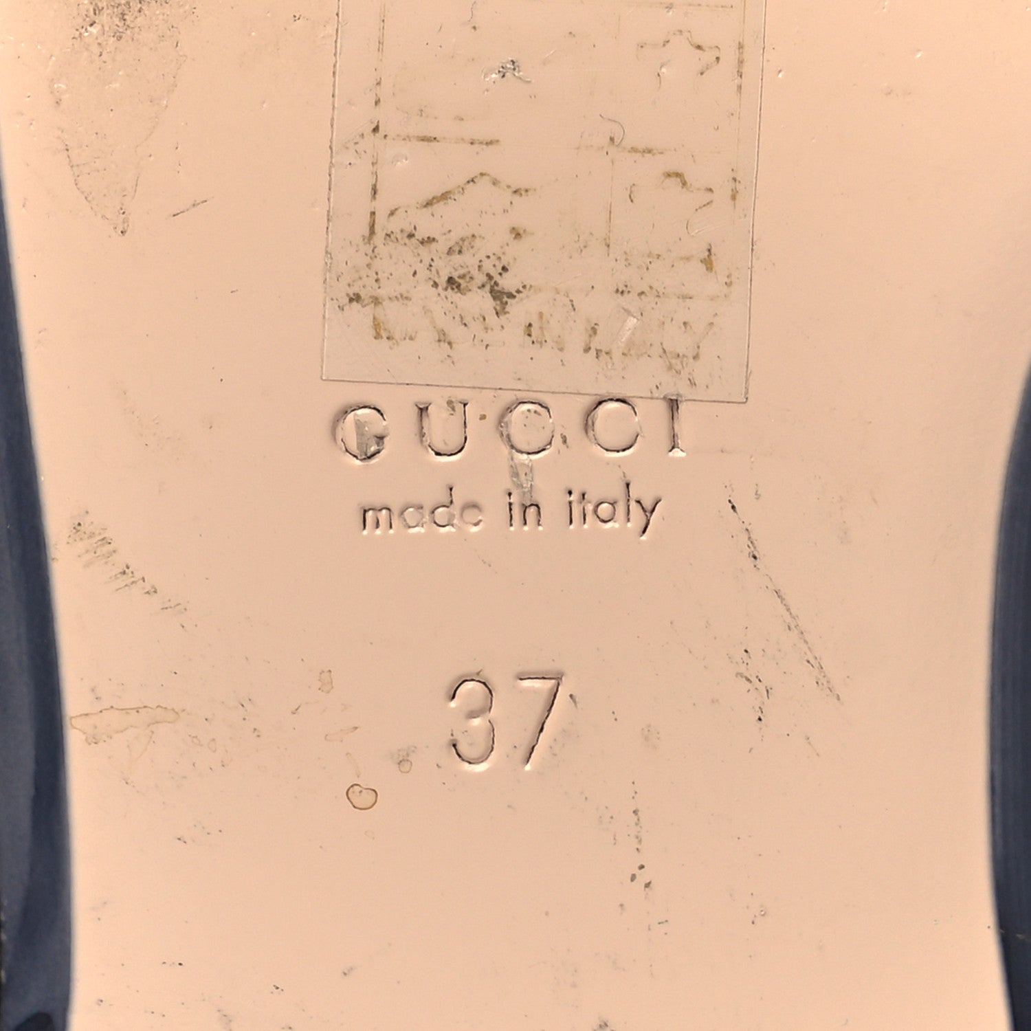 Gucci Canvas Vintage Charlotte Web Princetown Slippers 37 Sand Cuir 8 of 13