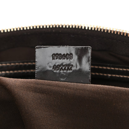 Gucci Metallic Monogram Canvas Medium Joy Boston Black 7 of 10