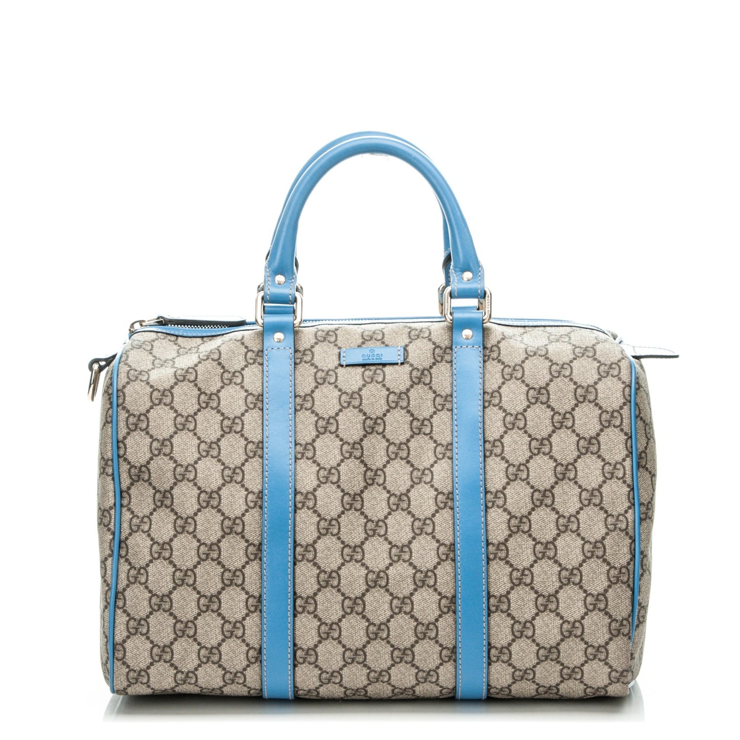 GG Plus Monogram Medium Joy Boston Light Blue