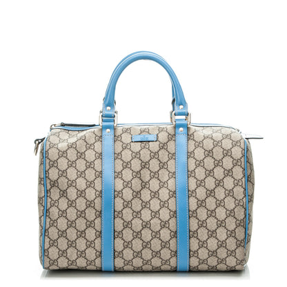 Gucci GG Plus Monogram Medium Joy Boston Light Blue 1 of 9