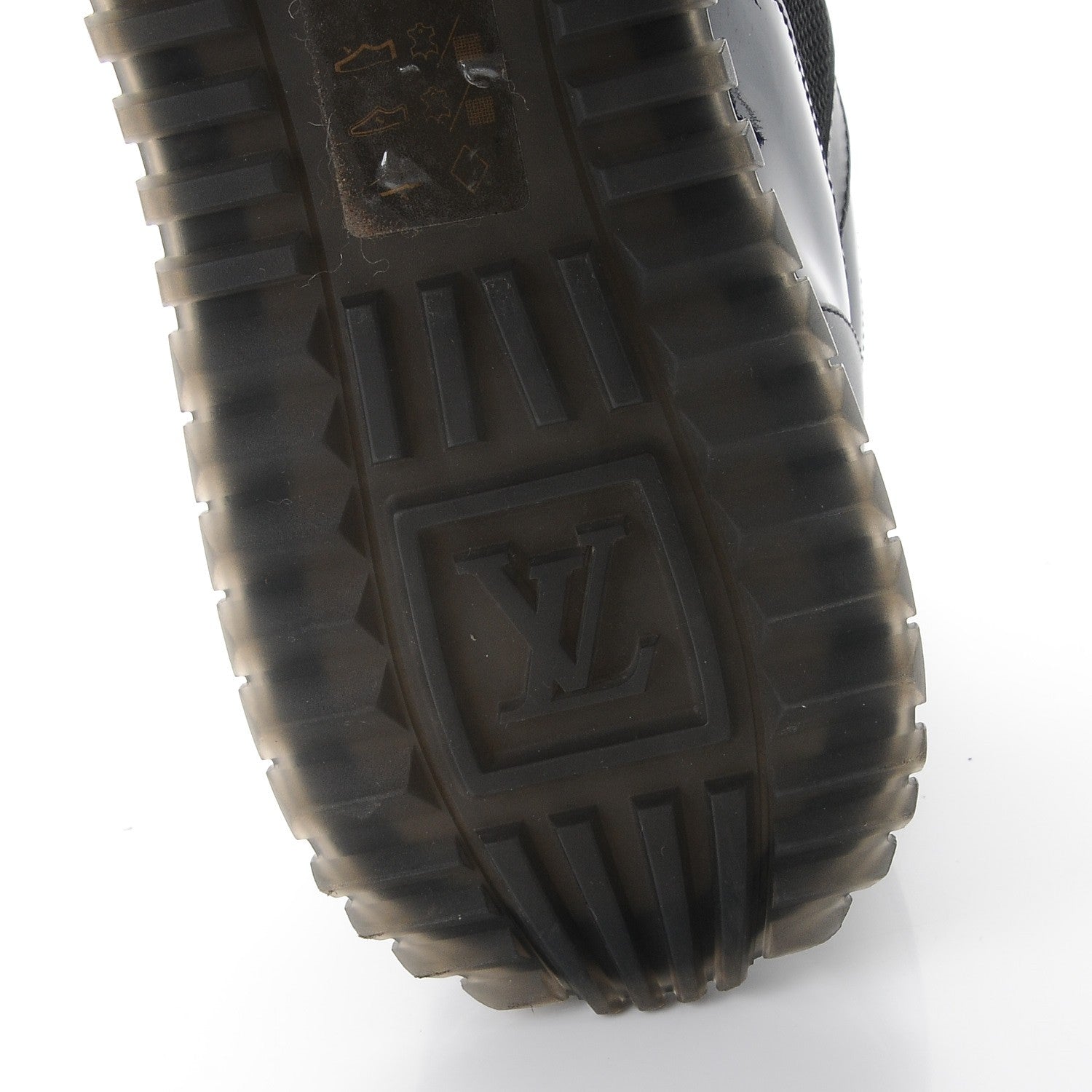 Louis Vuitton Calfskin Run Away Sneakers 39.5 Black 6 of 8