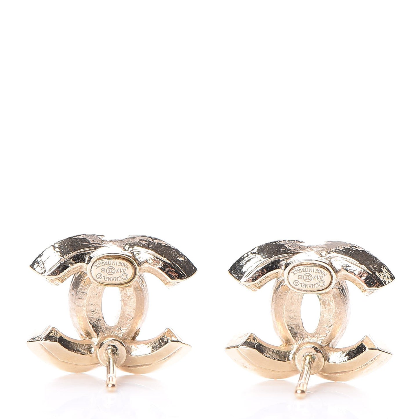 Crystal CC Earrings Gold