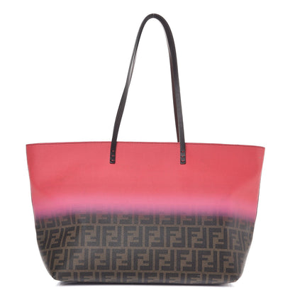 Fendi Zucca Spalmati Ombre Medium Roll Tote Tobacco Ciclamino Moro 1 of 16