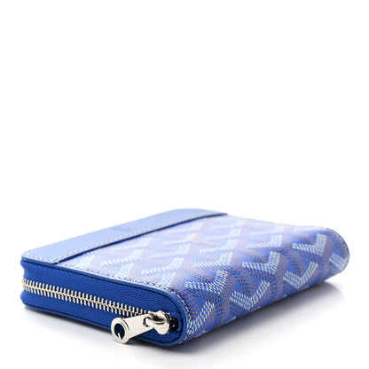Goyard Goyardine Matignon PM Wallet Blue 4 of 7