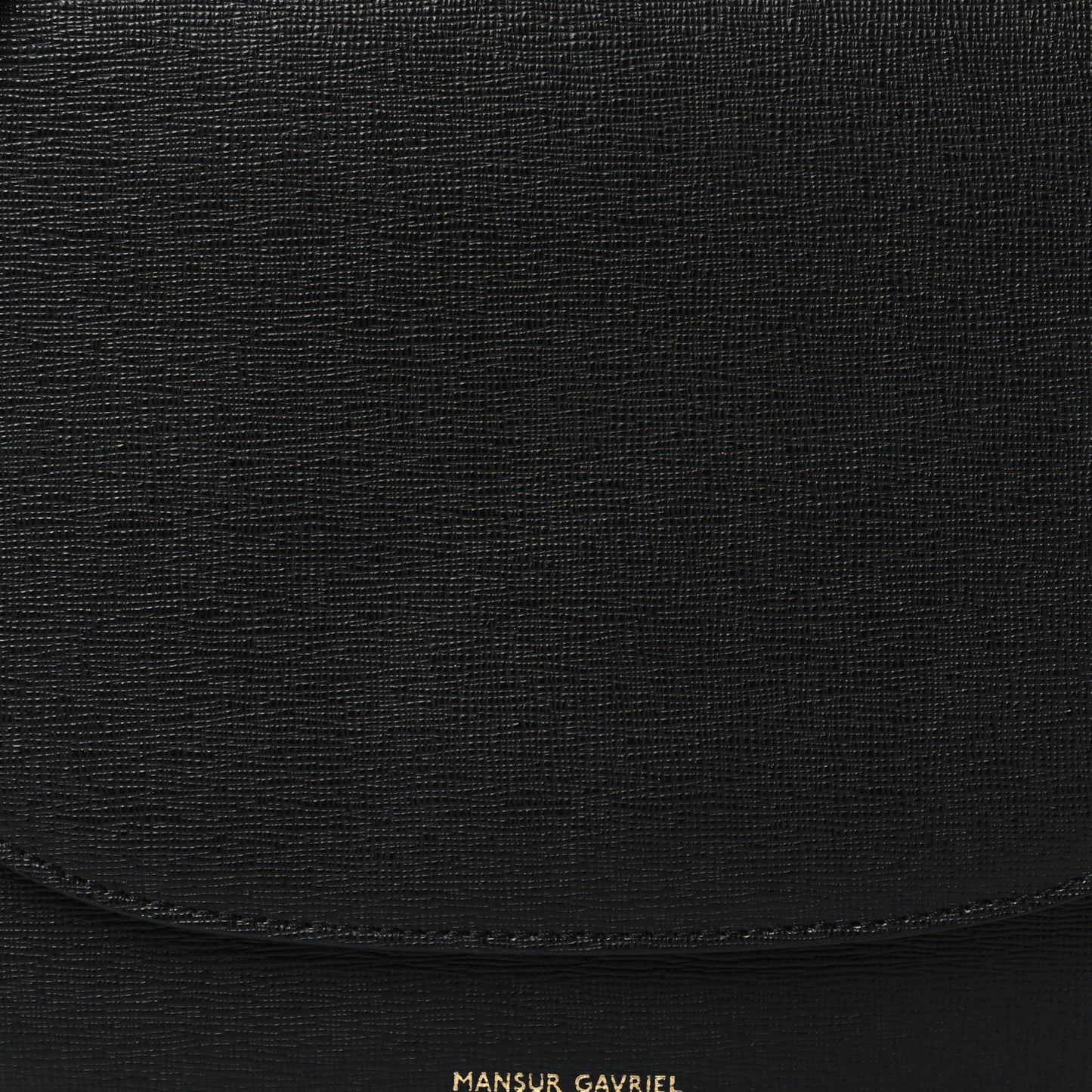 Calfskin Flap Crossbody Bag Black