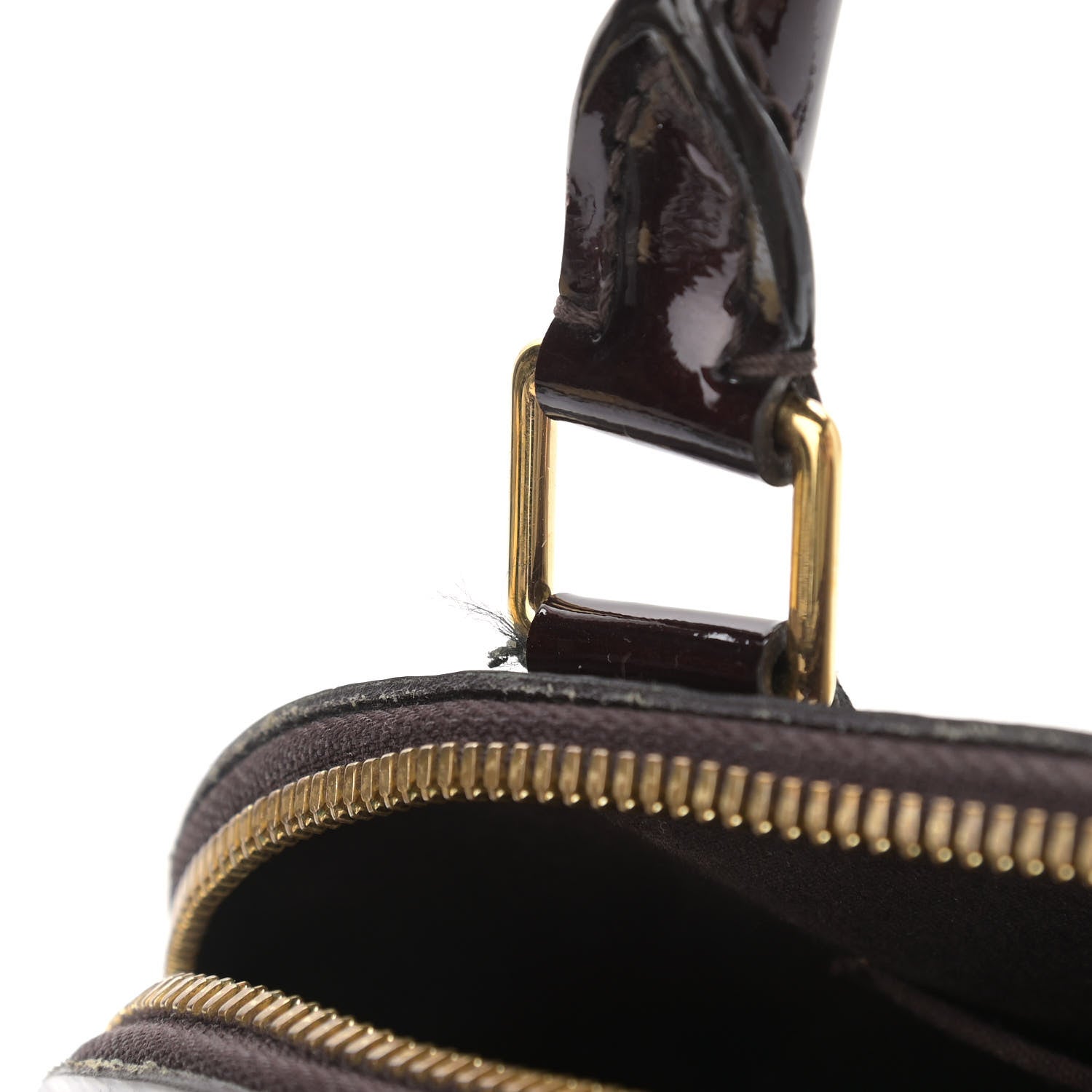 Louis Vuitton Vernis Alma BB Amarante 10 of 10