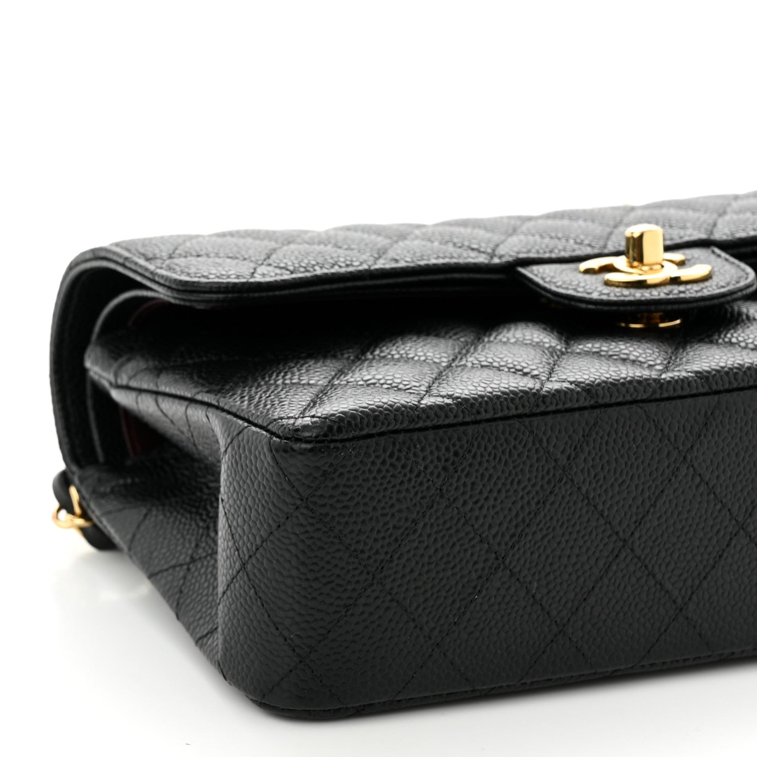 Chanel Caviar Quilted Small Double Flap Black 9 of 10