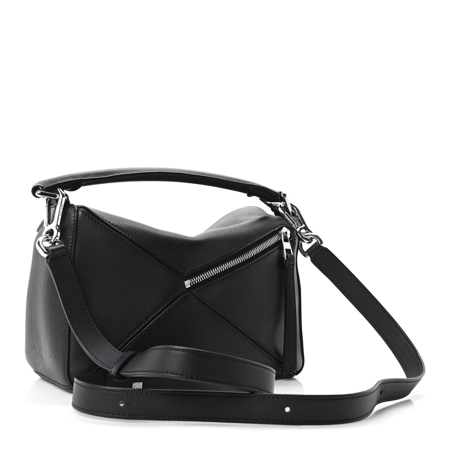 Loewe Calfskin Small Puzzle Bag Black 3 of 9