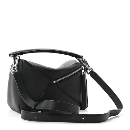 Loewe Calfskin Small Puzzle Bag Black 3 of 9