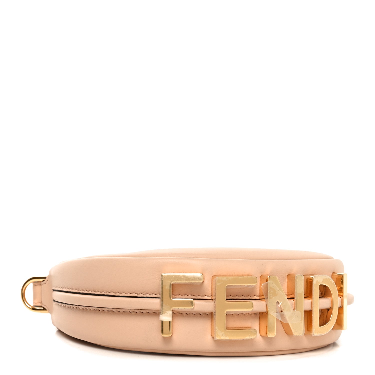 Fendi Vitello Grace Matte Nano Fendigraphy Hobo Charm Light Rose 3 of 9