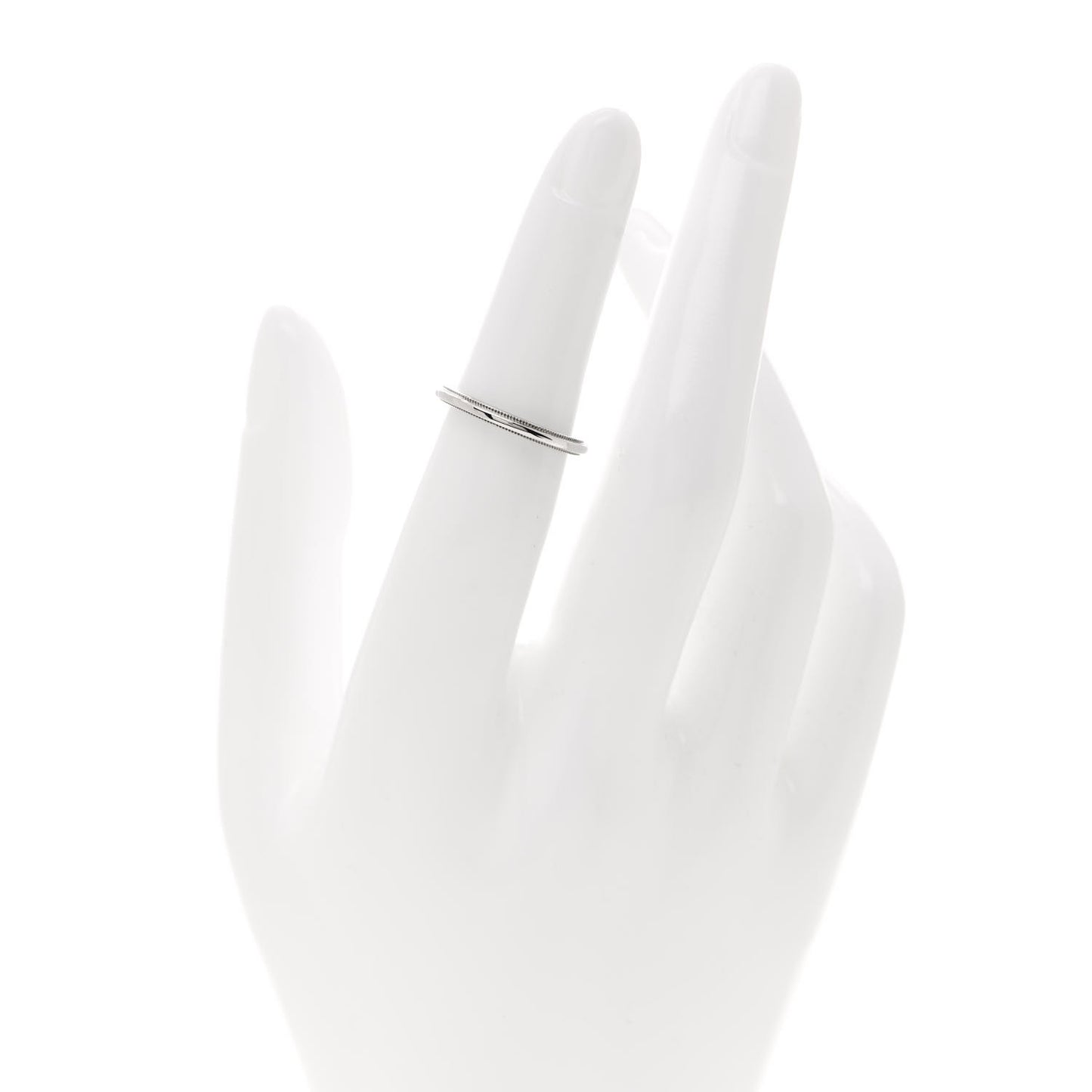 Platinum 2mm Milgrain Wedding Band Ring 48 4.5