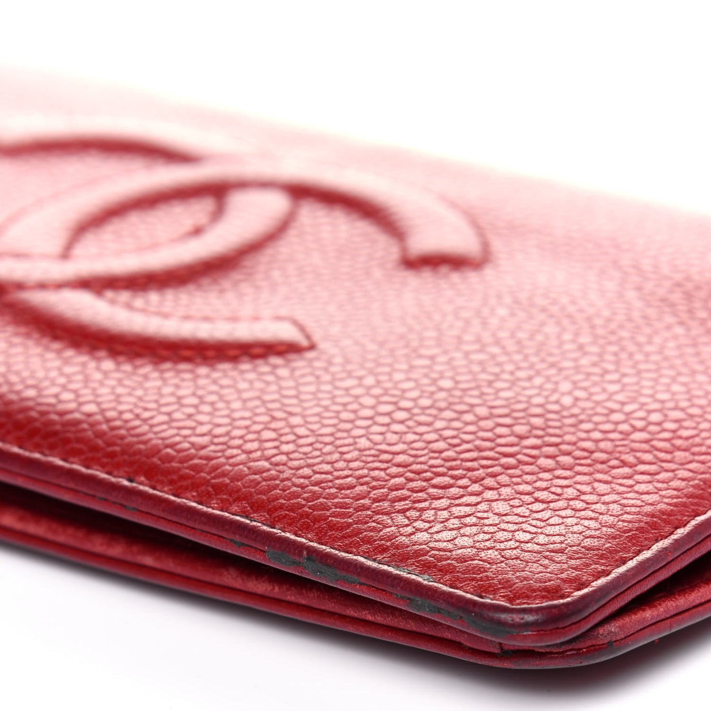 Caviar Timeless CC Yen Wallet Red