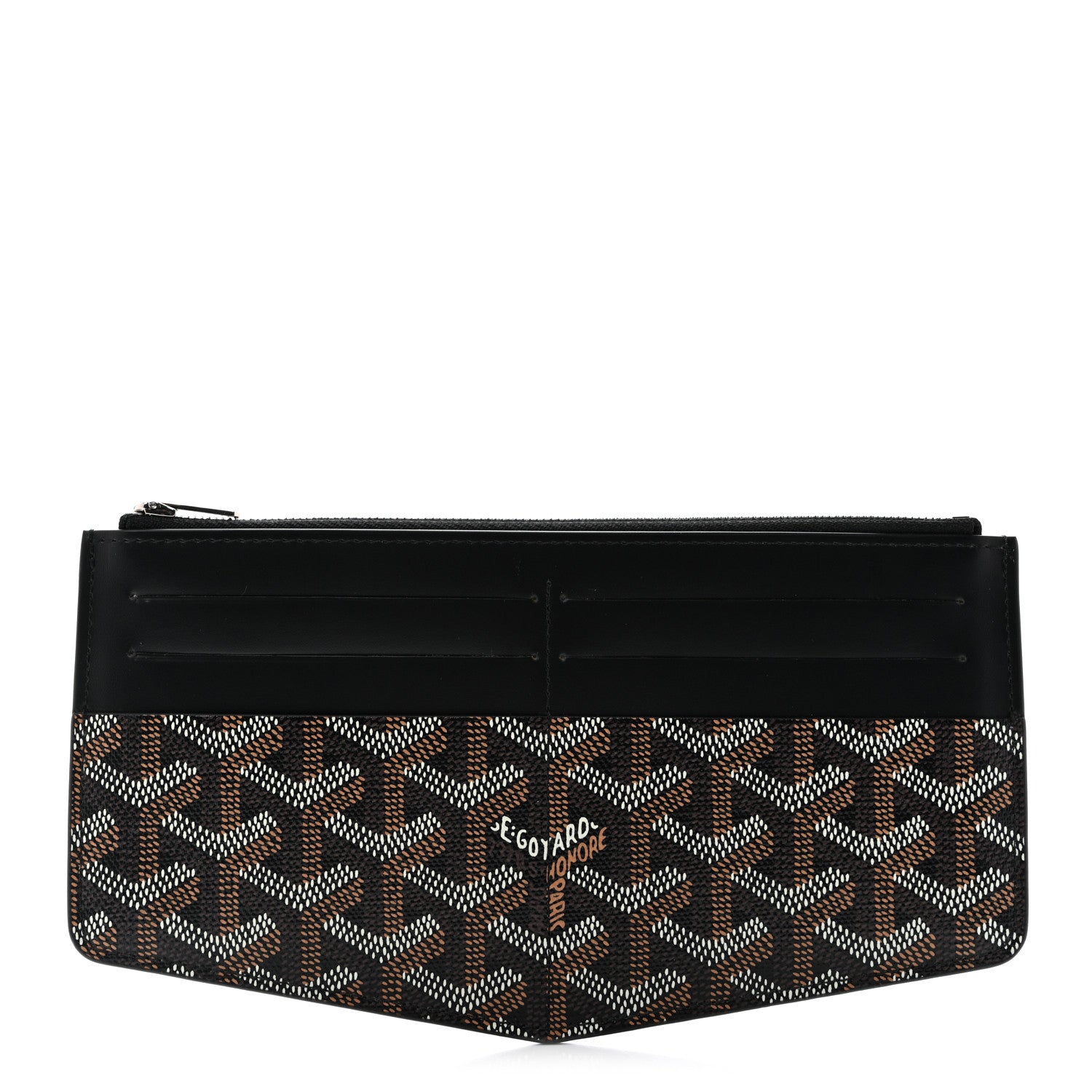 Goyard Goyardine Insert Louise Wallet Black 1 of 6
