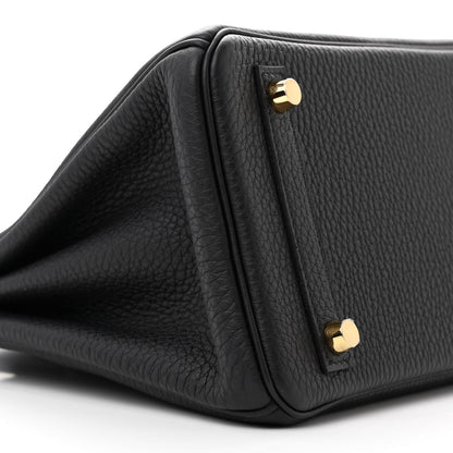 Hermes Togo Birkin 25 Black 9 of 11
