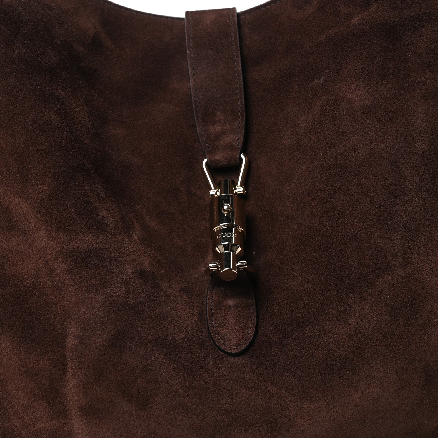 Gucci Suede Jackie 1961 Giorno Shoulder Bag Dark Brown 8 of 10