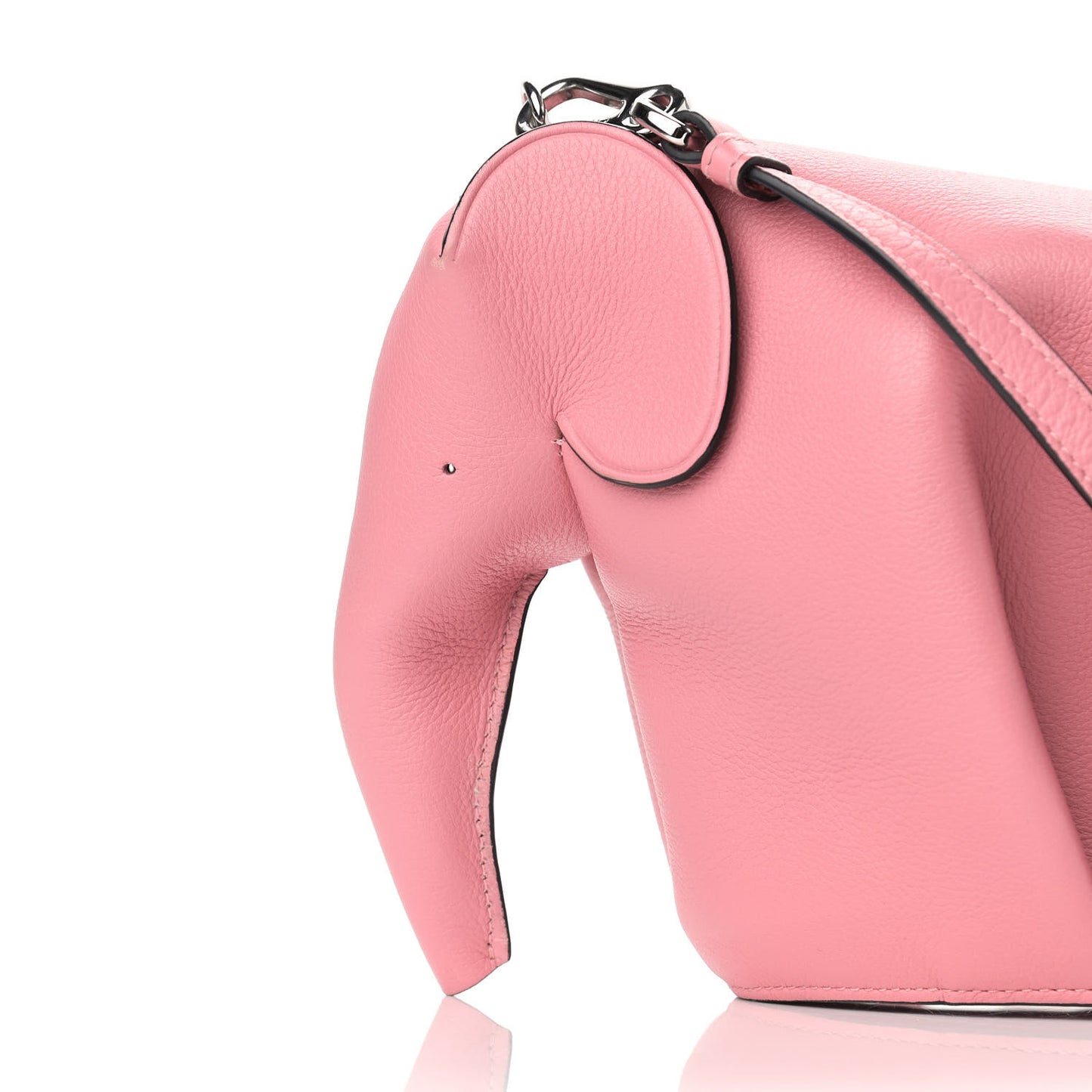 Calfskin Mini Elephant Crossbody Bag Candy