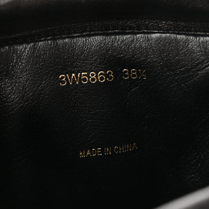 Prada Nappa Metal Triangle Logo Padded Moon Boots 38.5 Black 7 of 9