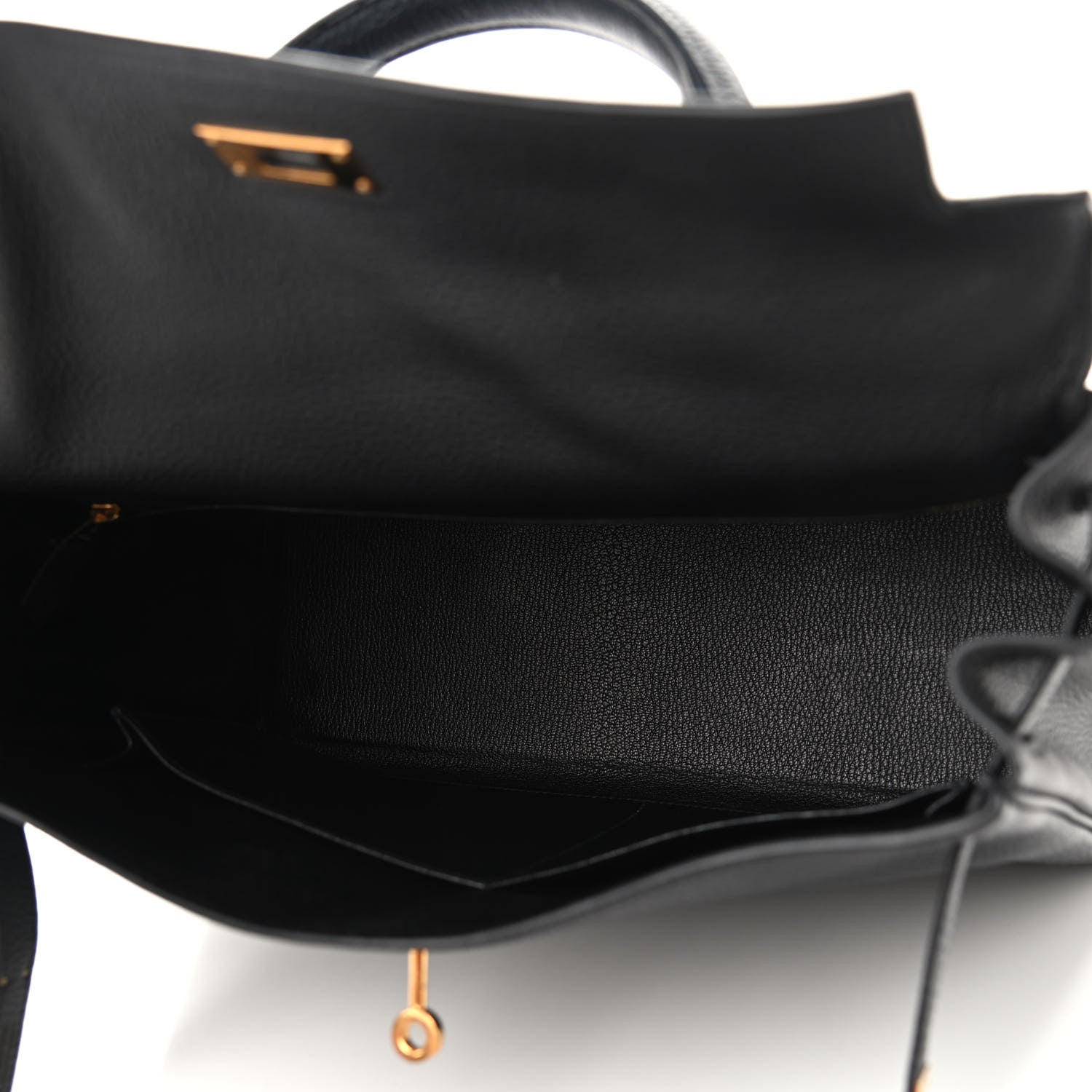 Hermes Togo Kelly Retourne 32 Black 6 of 12
