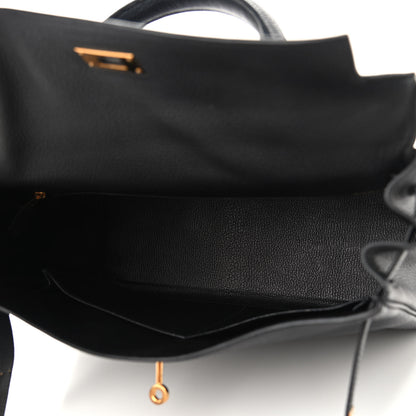 Hermes Togo Kelly Retourne 32 Black 6 of 12