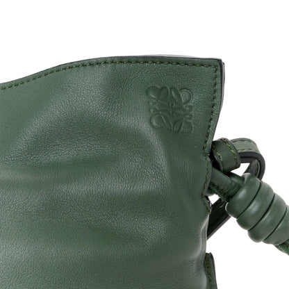 Loewe Calfskin Mini Flamenco Knot Bag Khaki 8 of 10