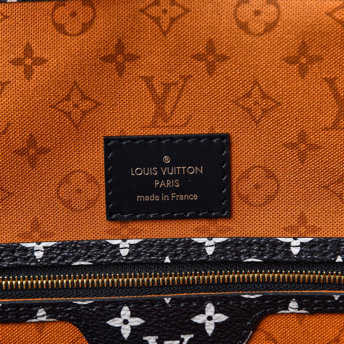 Monogram Giant Crafty Neverfull MM Creme Caramel