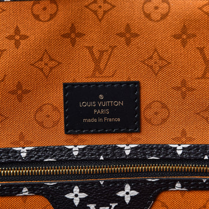 Louis Vuitton Monogram Giant Crafty Neverfull MM Creme Caramel 7 of 11