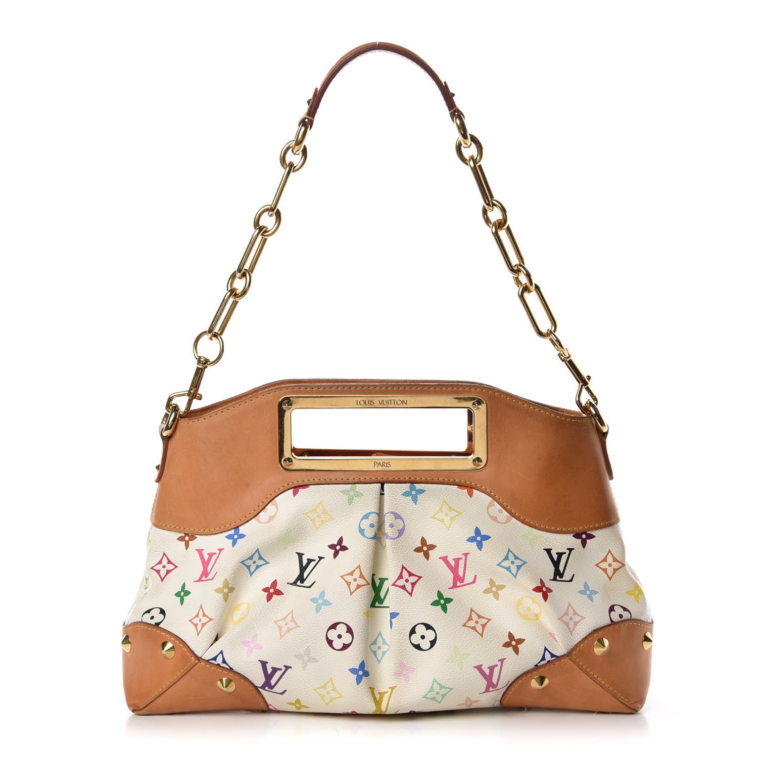 Louis Vuitton Monogram Multicolor Judy MM White 1 of 19