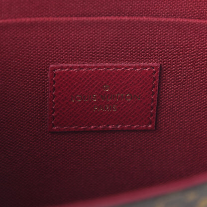 Louis Vuitton Monogram Pochette Felicie Chain Wallet Fuchsia 9 of 11