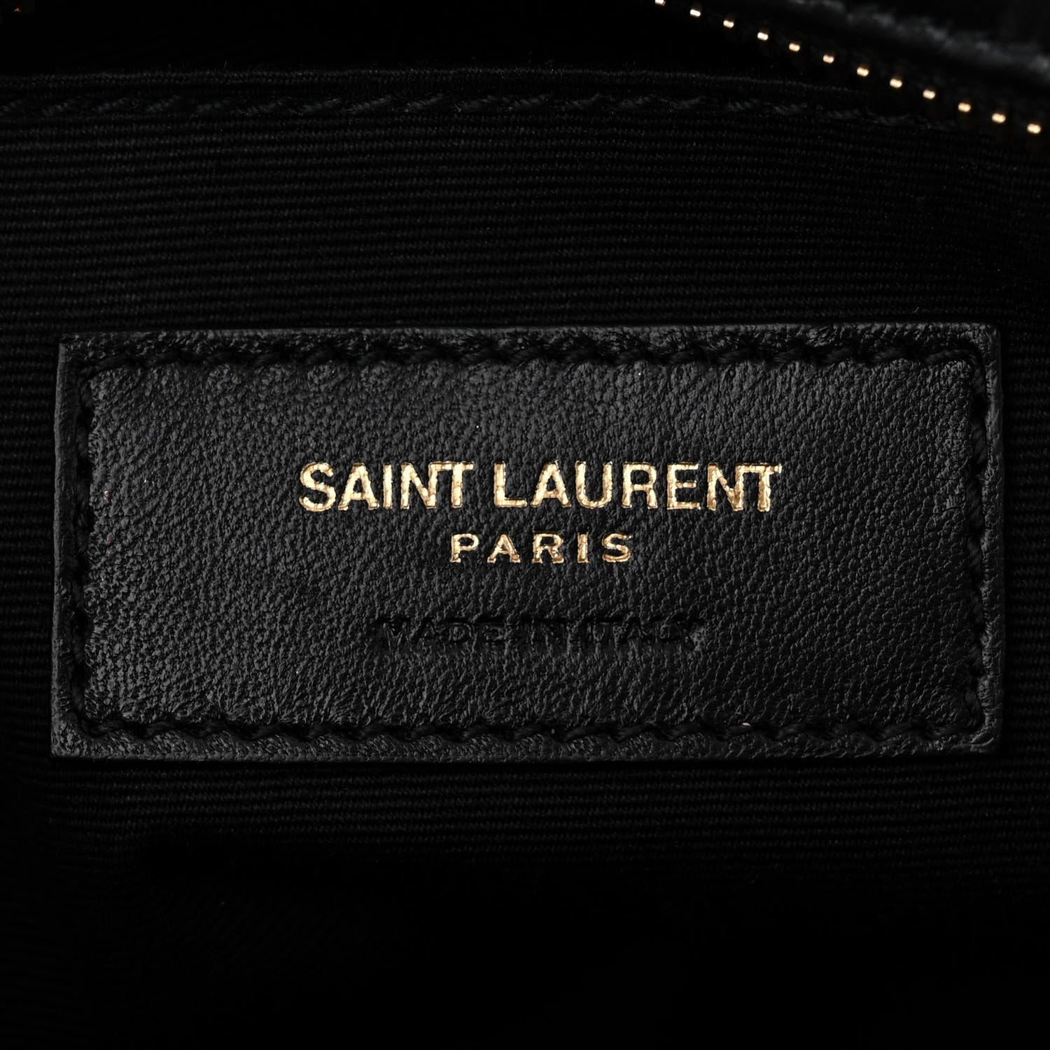 Saint Laurent Calfskin Canvas Monogram Lou Belt Bag Black 6 of 10