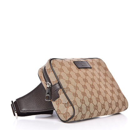 Gucci Monogram Belt Bag Dark Brown 4 of 10