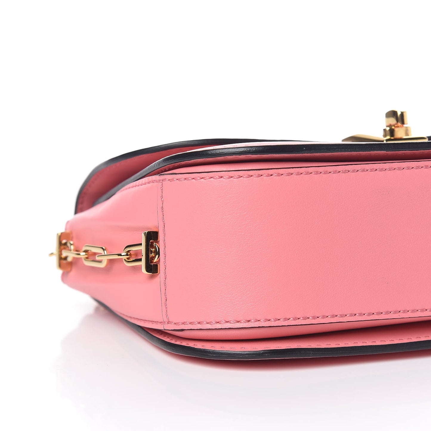 Vitello Chain Flap Bag Paradise Rose