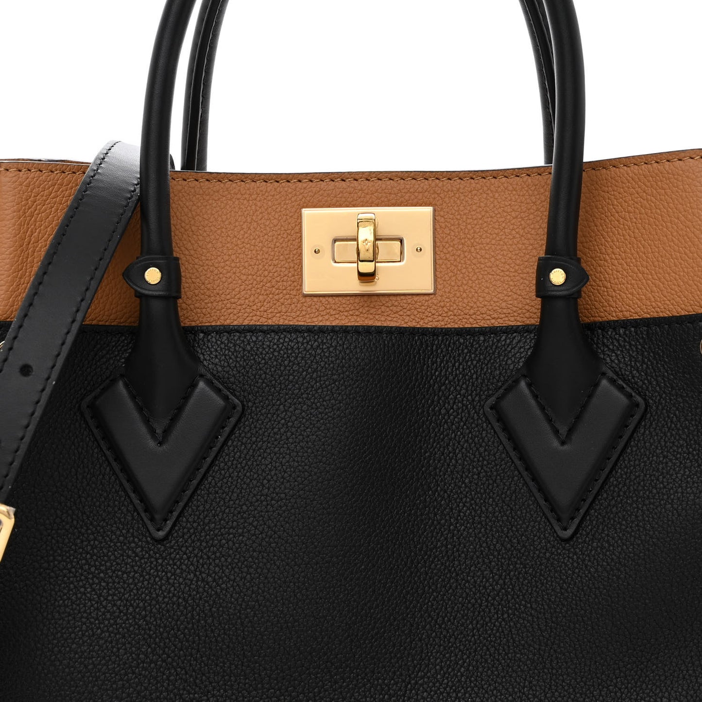 Calfskin Monogram On My Side Black