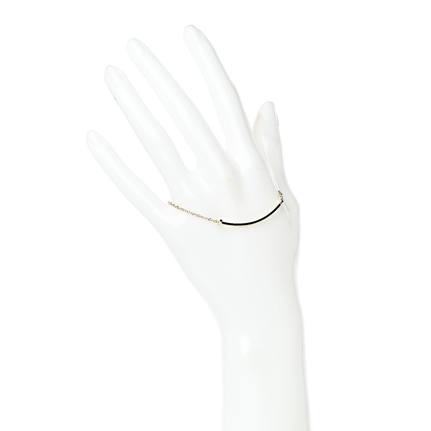 Tiffany 18K Yellow Gold T Smile Bracelet 2 of 5