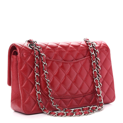 Chanel Caviar Quilted Medium Double Flap Red 3 of 9