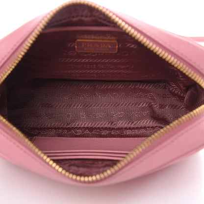 Prada Saffiano Lux Small Camera Crossbody Bag Petalo 5 of 8