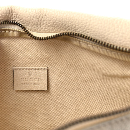 Gucci Grained Calfskin Logo Belt Bag White 6 of 10