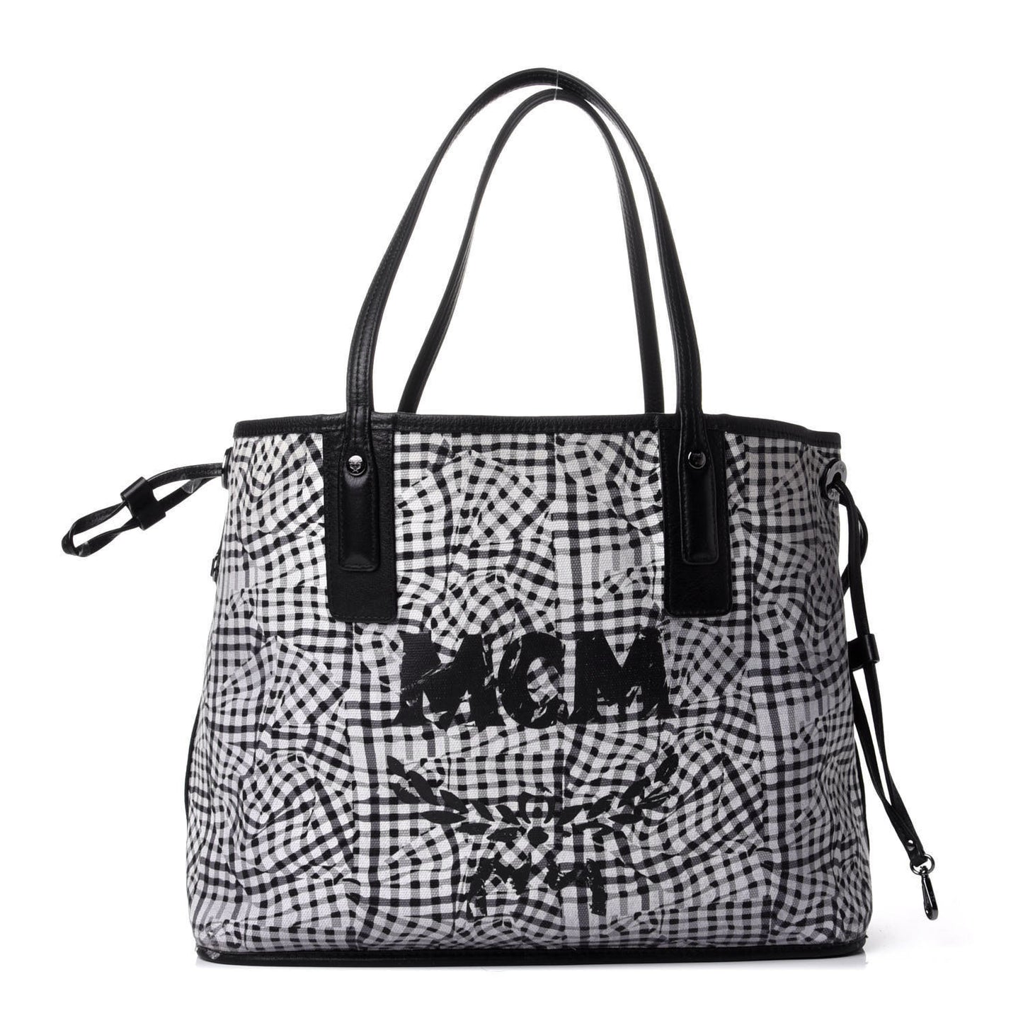 Visetos Medium Liz Reversible Shopper Tote Black