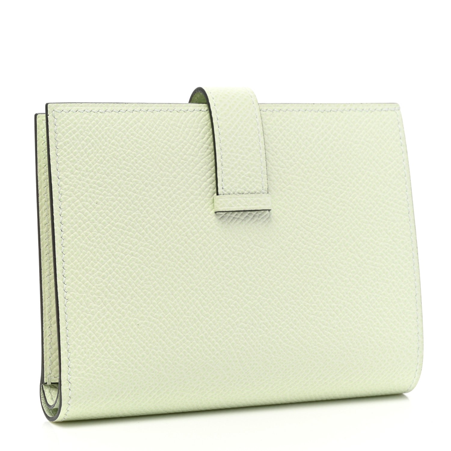 Hermes Epsom Bearn Compact Wallet Vert Fizz 3 of 8