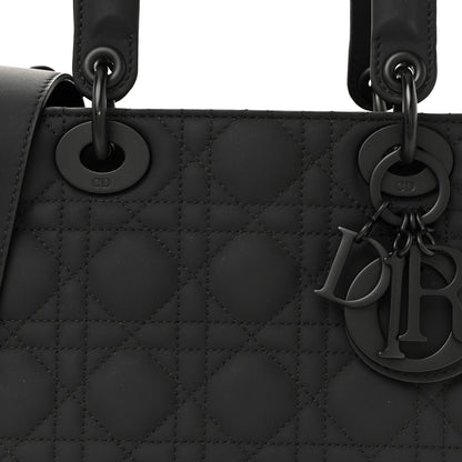 Christian Dior Ultra Matte Calfskin Cannage Small My ABCDior Lady Dior Black 7 of 11