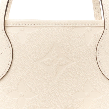 Louis Vuitton Empreinte Monogram Giant Neverfull MM Cream 9 of 11