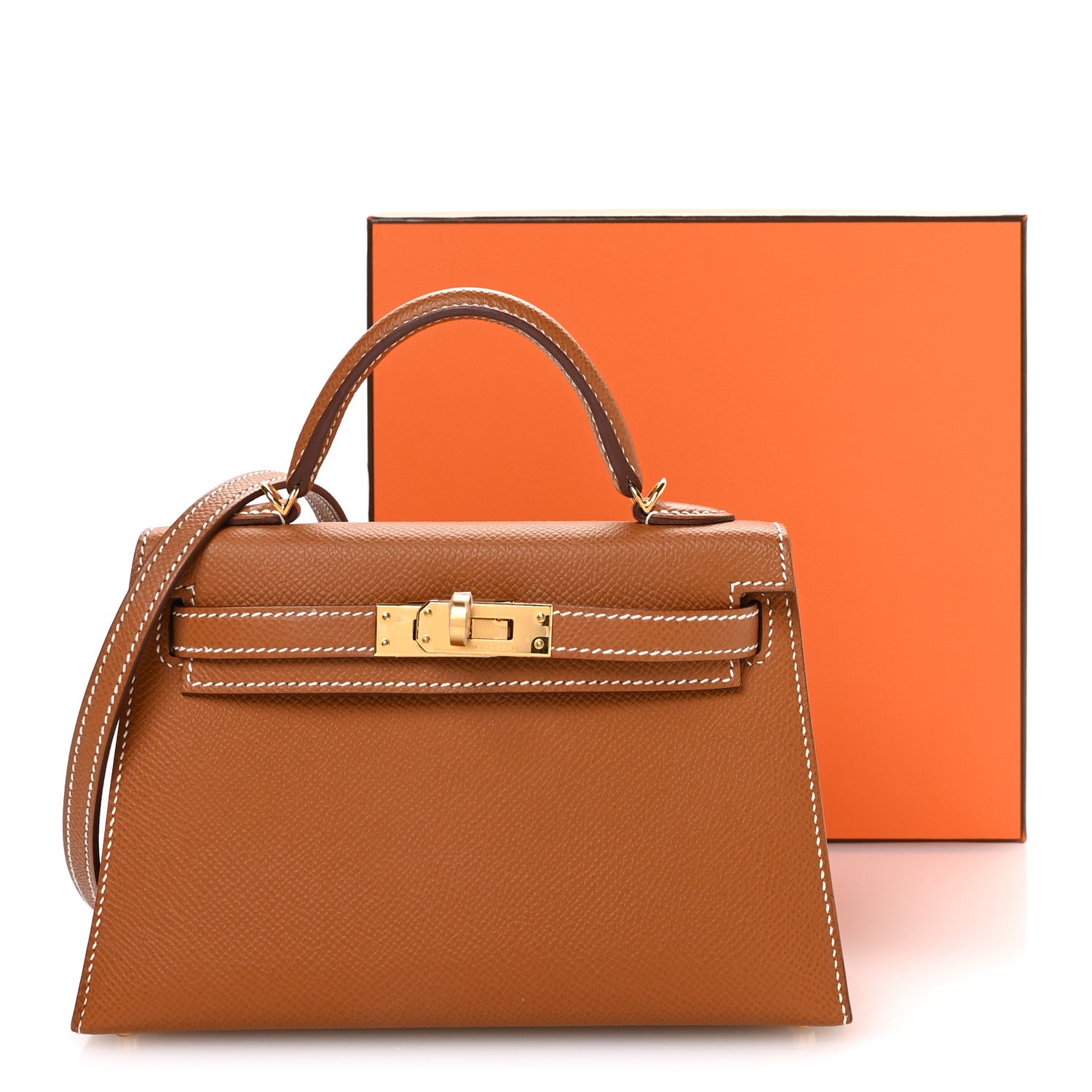Hermes Epsom Mini Kelly Sellier 20 Gold 11 of 11