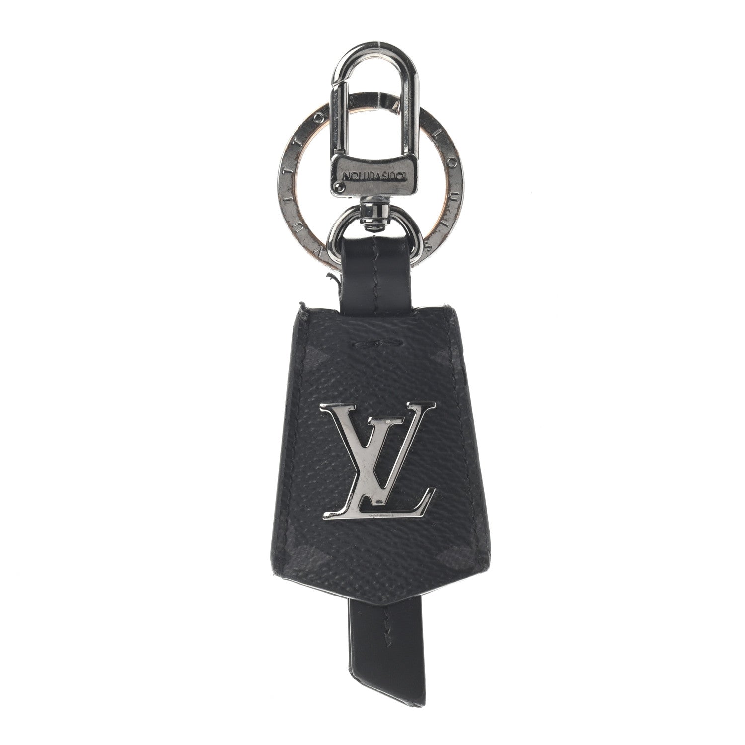 Louis Vuitton Monogram Eclipse Clochette Bag Charm Key Holder 1 of 4