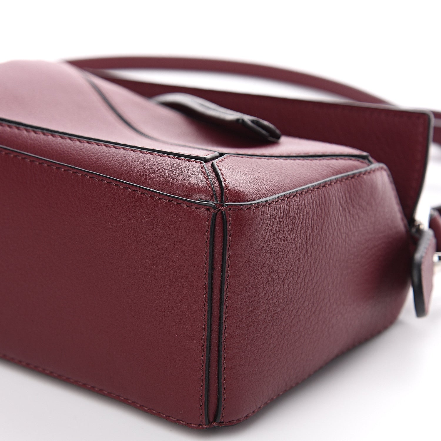 Loewe Calfskin Mini Puzzle Bag Wine 9 of 10