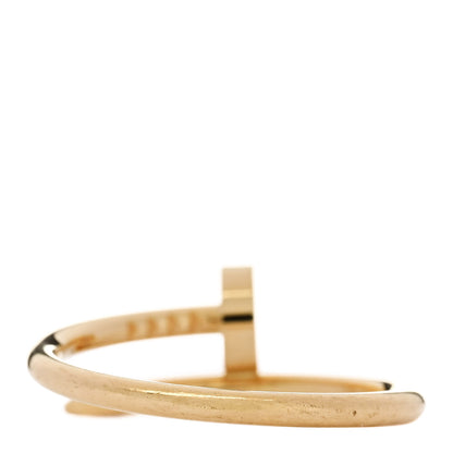 Cartier 18K Yellow Gold Small Juste Un Clou Ring 53 6.5 3 of 5