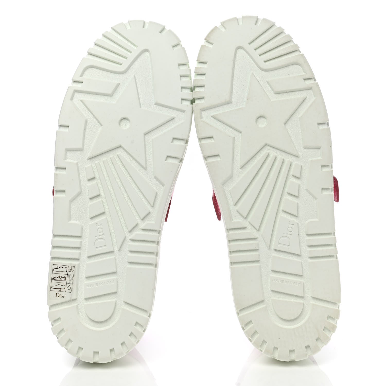 Christian Dior Laminated Calfskin Dior-ID Platform Sneakers 39 White Metallic Pink 5 of 9