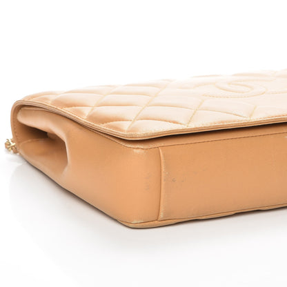 Chanel Lambskin Quilted Medium Diamond CC Flap Beige 8 of 11