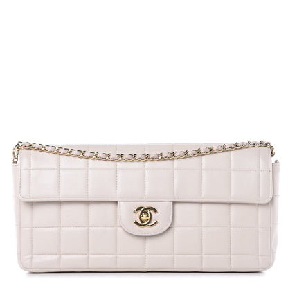 Chanel Lambskin East West Chocolate Bar Flap Pink 1 of 16