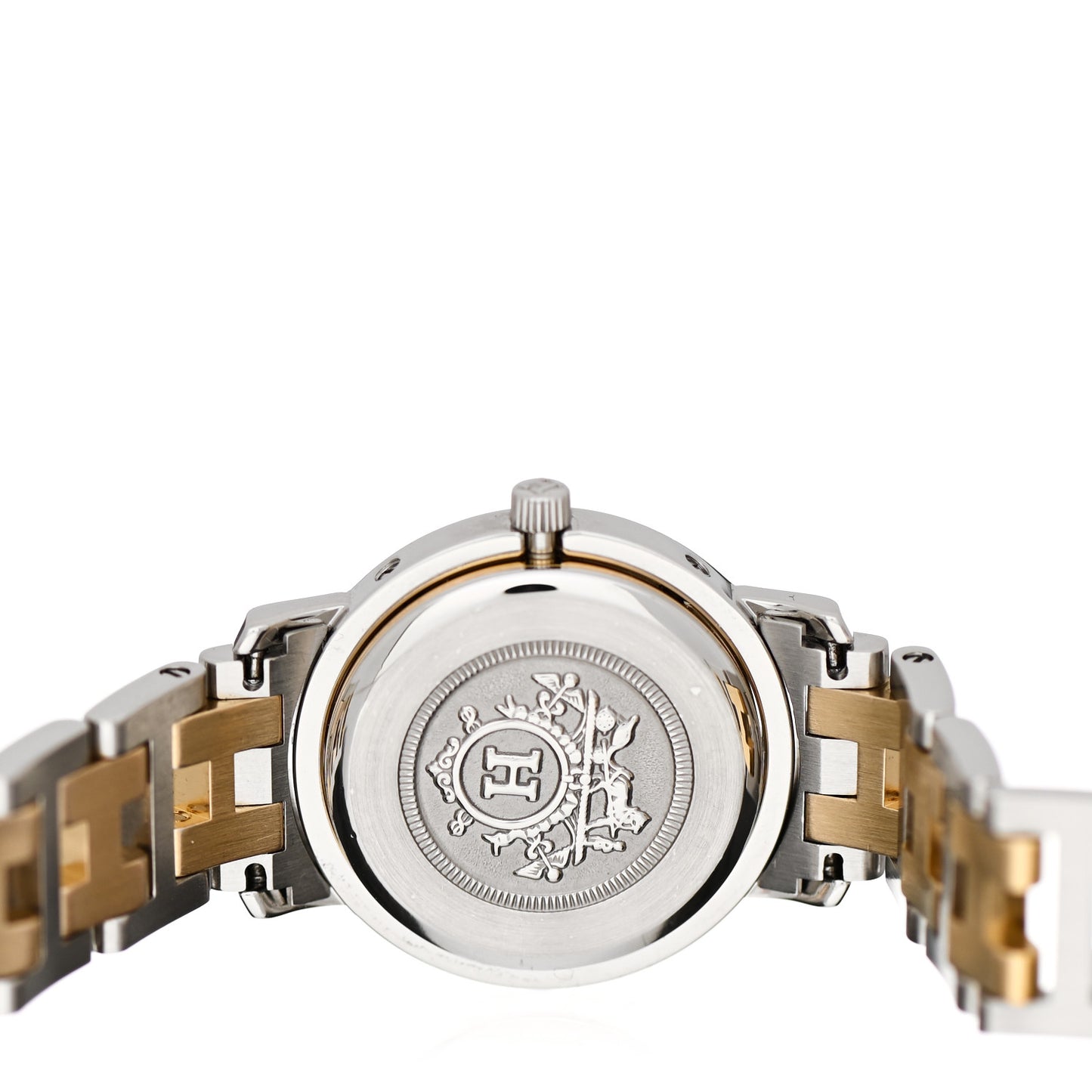 Stainless Steel 24mm Clipper Quartz Watch Gold