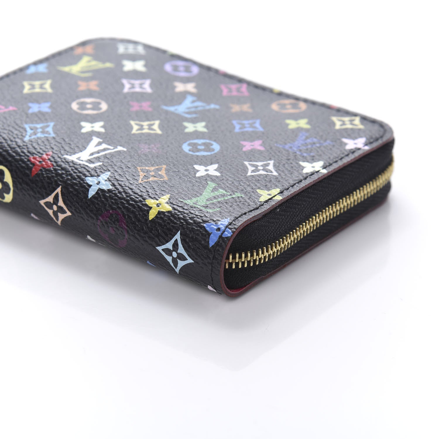 Louis Vuitton Monogram Multicolor Zippy Coin Purse Black Grenade 7 of 9