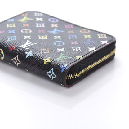 Louis Vuitton Monogram Multicolor Zippy Coin Purse Black Grenade 7 of 9